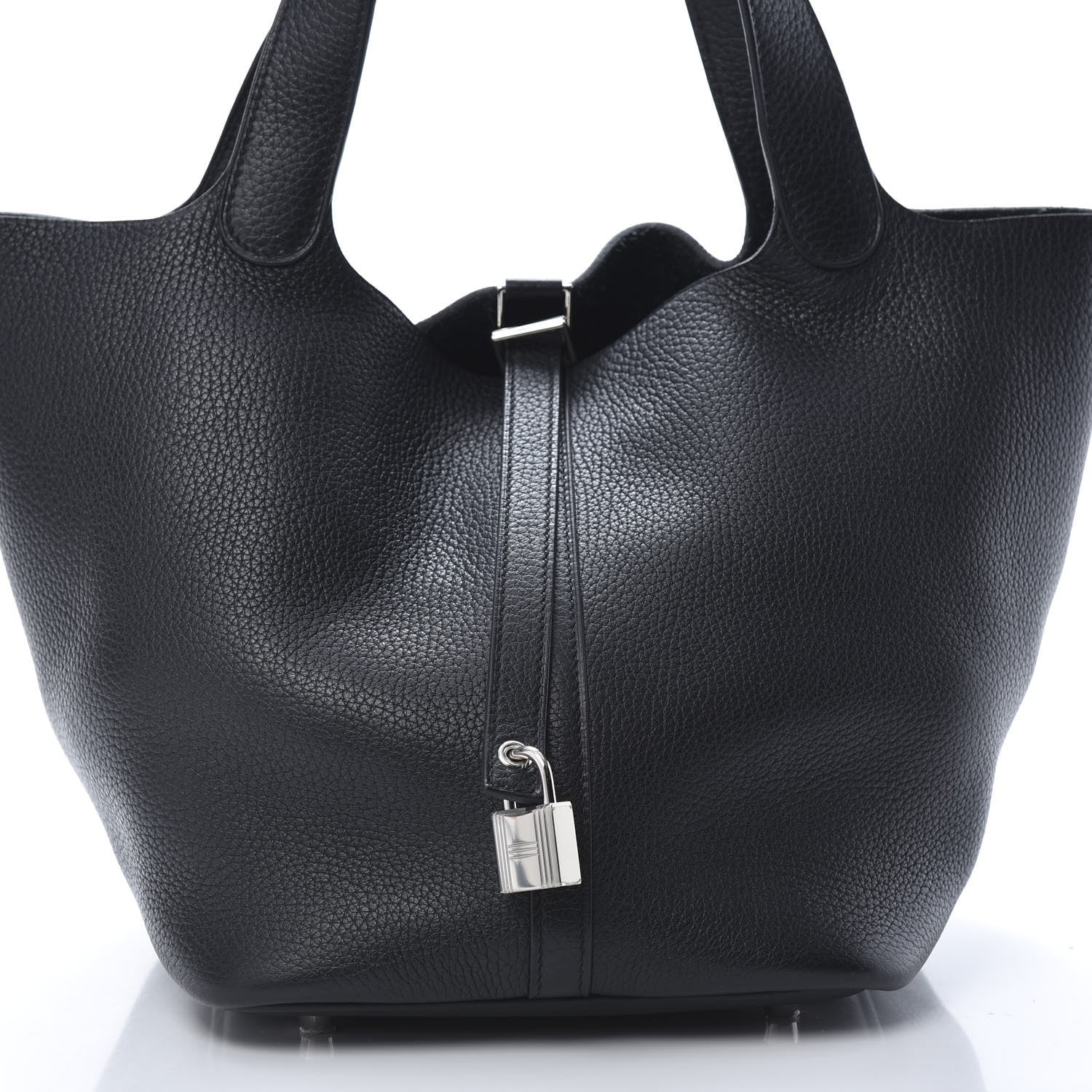 Hermes Taurillon Clemence Picotin Lock 22 MM Black 8 of 13