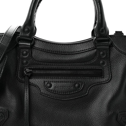 Balenciaga Grained Calfskin Neo Classic Black Hardware S City Black 8 of 10