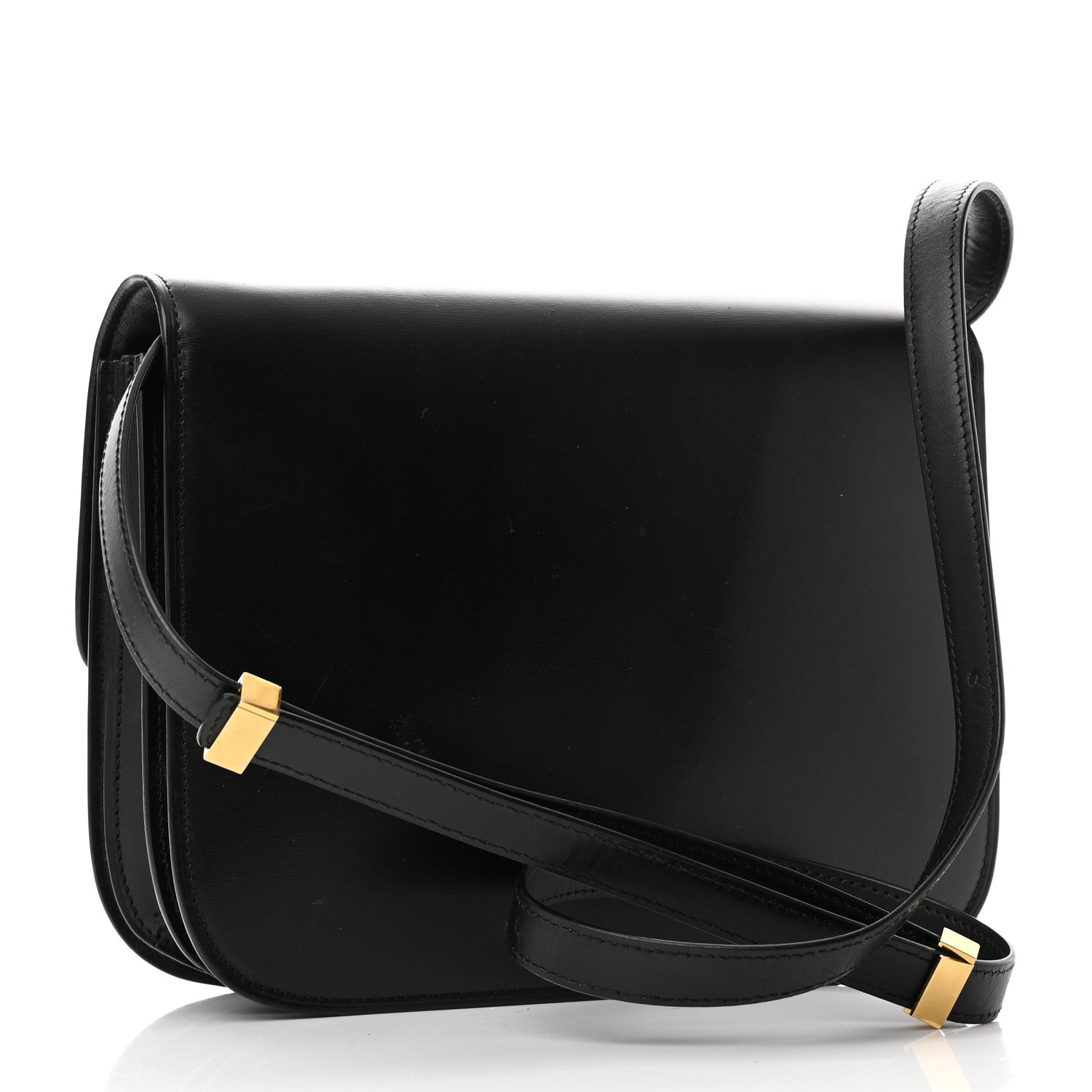 Celine Box Calfskin Medium Classic Box Flap Bag Black 2 of 9