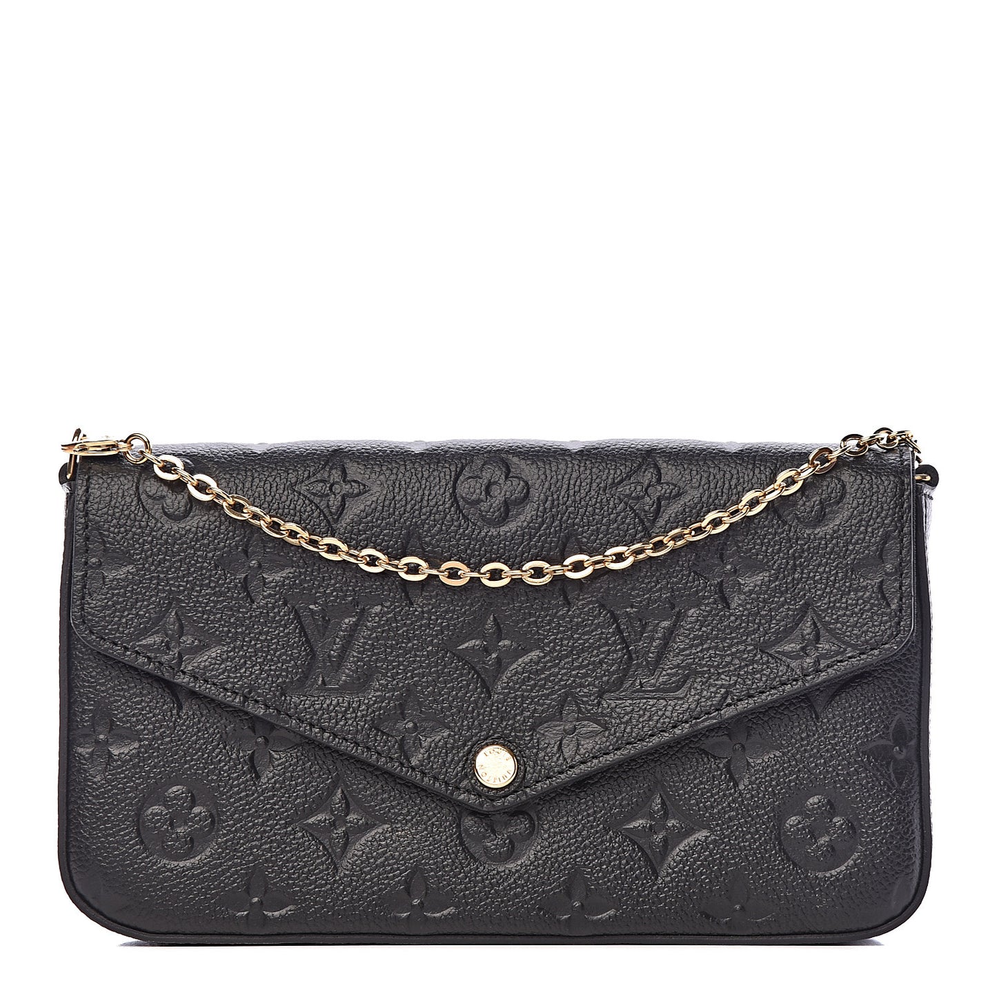 Empreinte Pochette Felicie Chain Wallet Black