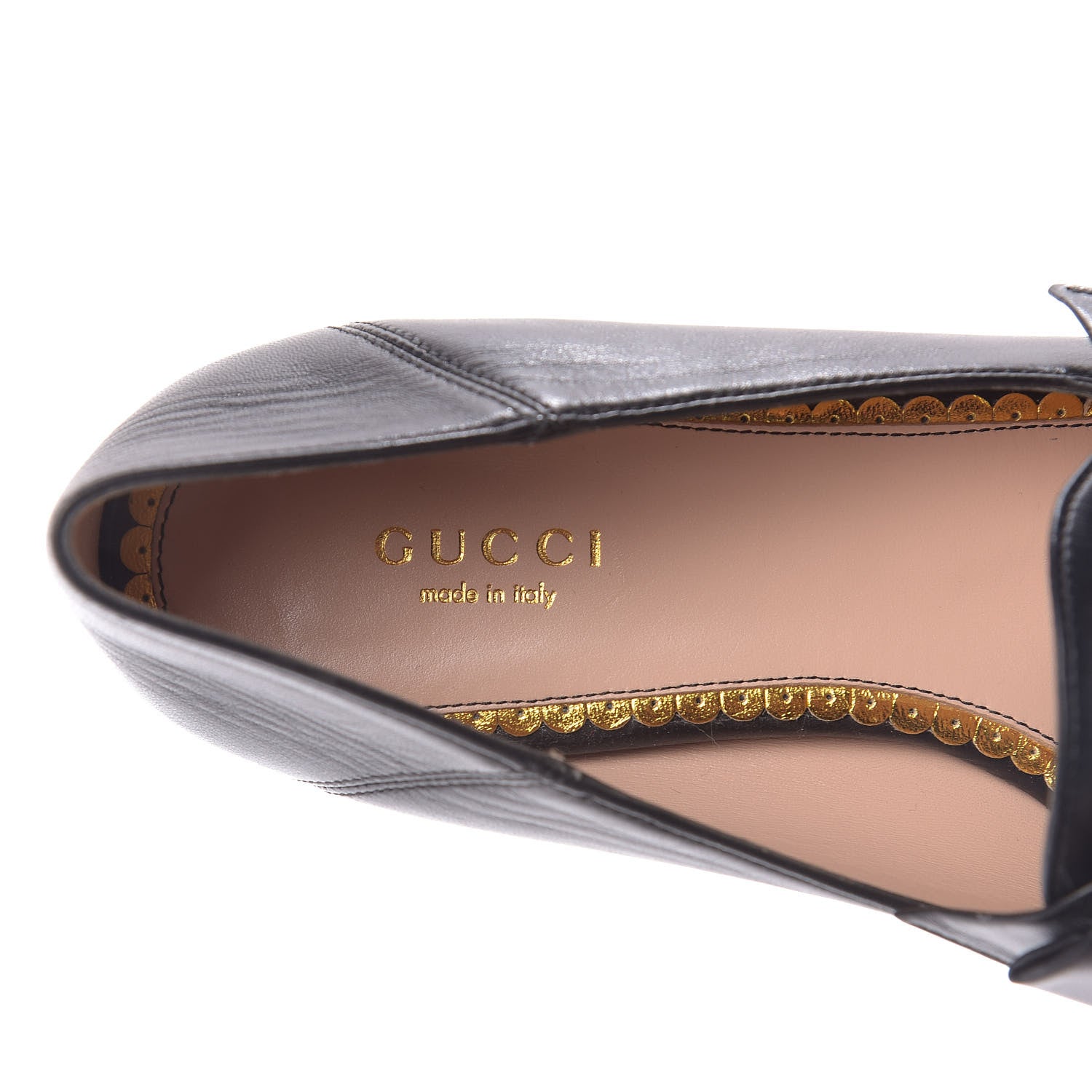 Gucci Calfskin Bow Ballet Flats 36 Black 8 of 11