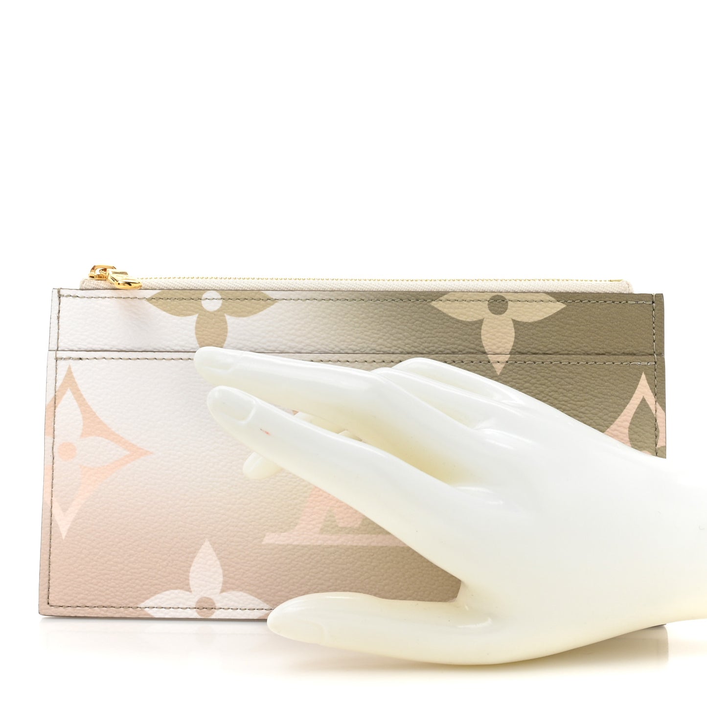 Monogram Giant Spring In The City Slim Purse Sunset Kaki
