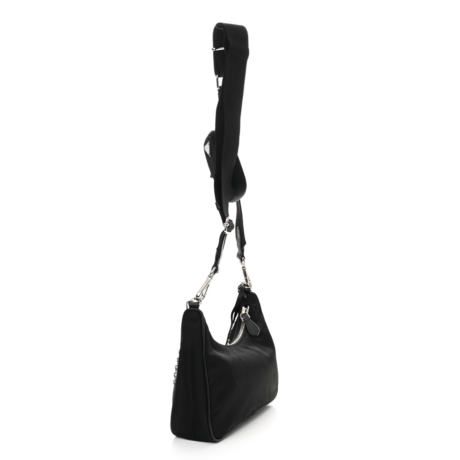 Prada Nylon Re-Edition 2005 Shoulder Bag Black 3 of 13