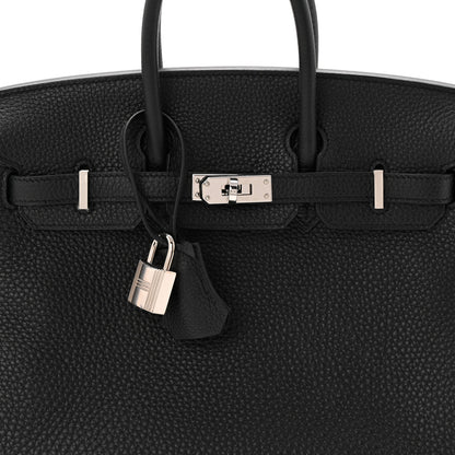 Hermes Togo Birkin 25 Black 8 of 11