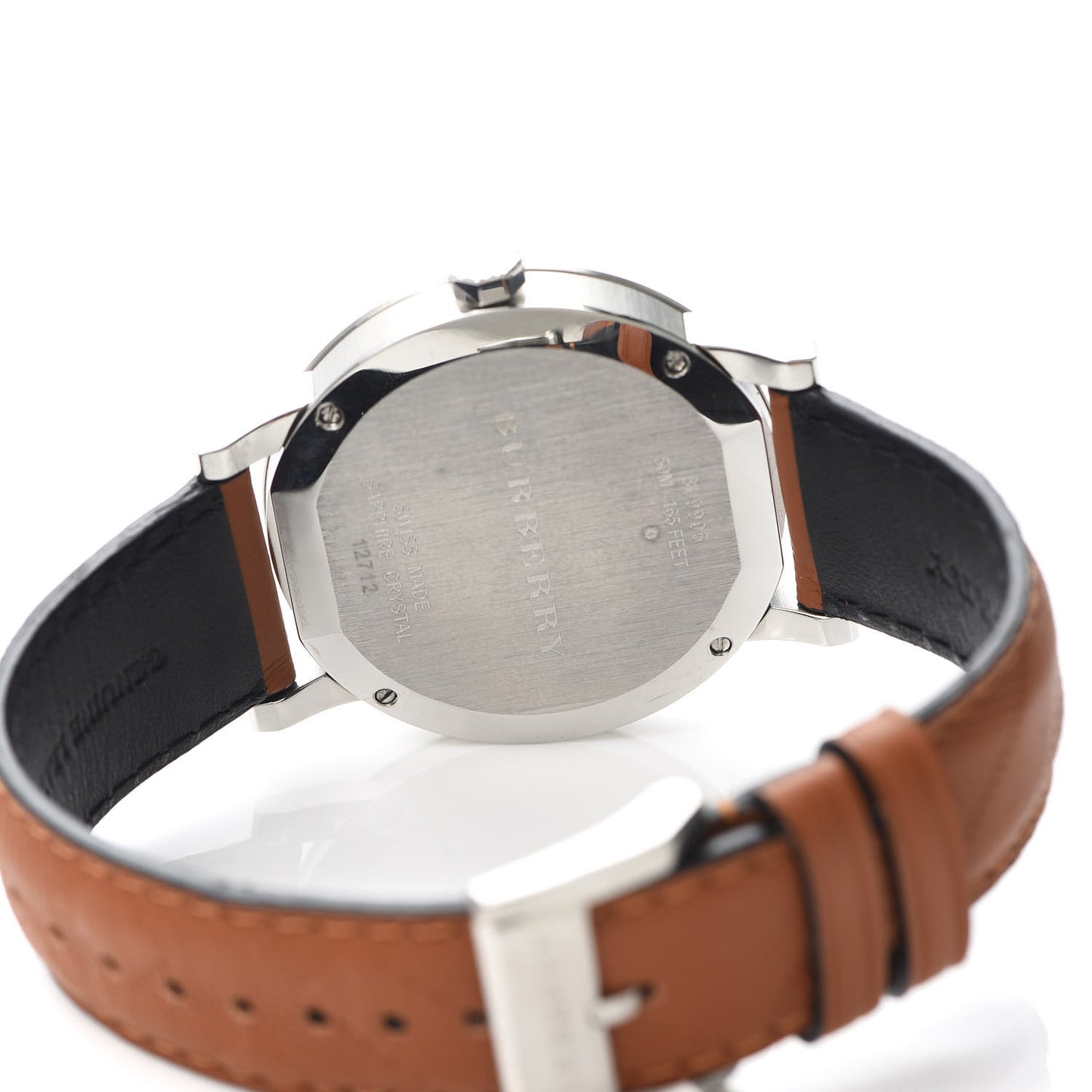 Stainless Steel Calfskin 42mm The City Quartz Watch Black BU9905
