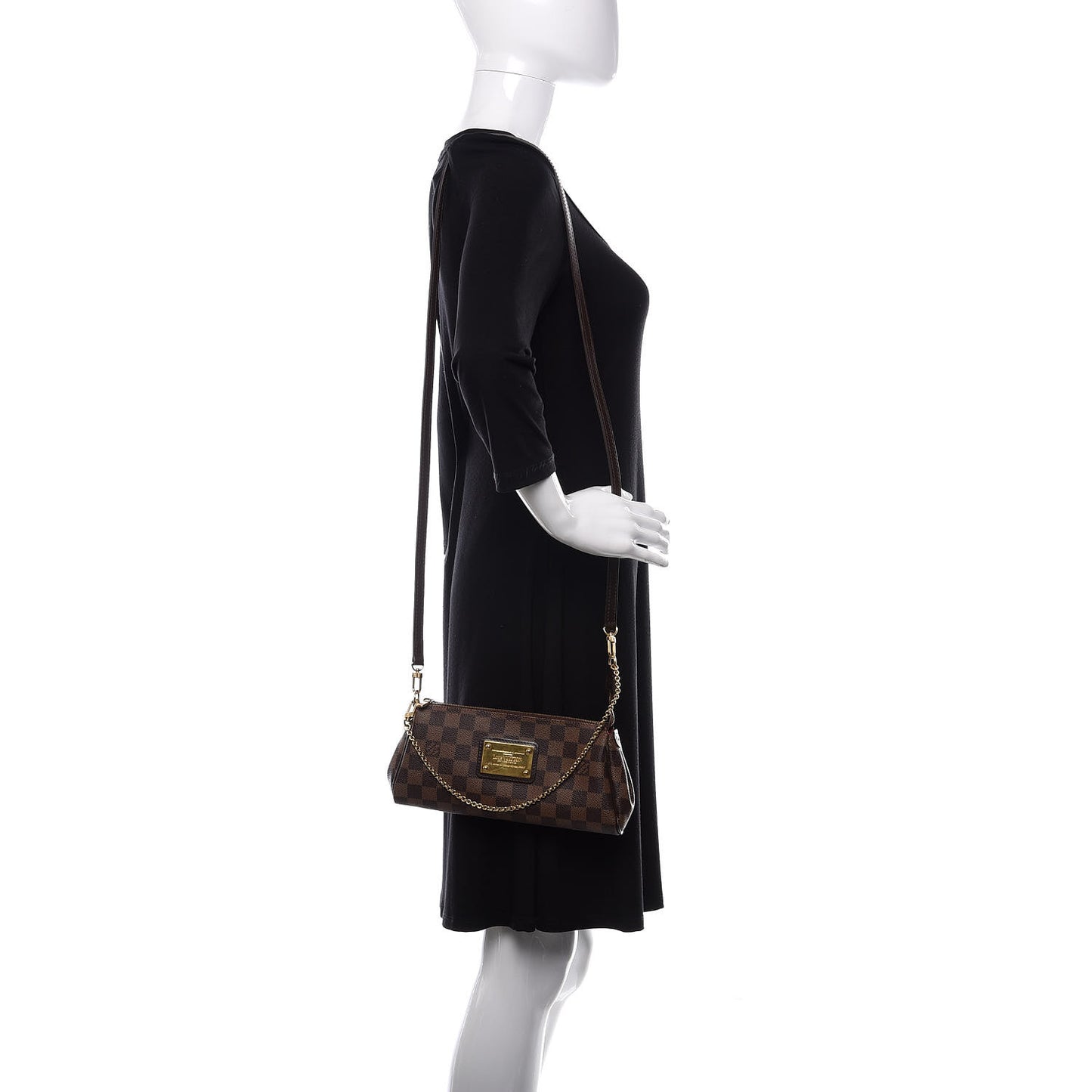 Damier Ebene Eva Clutch