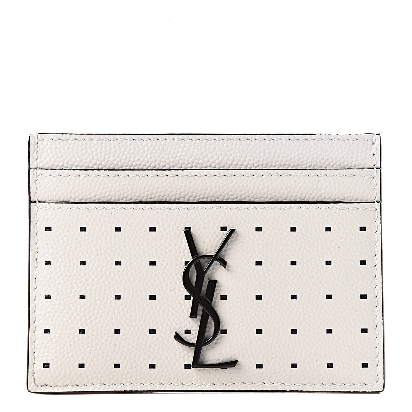 Grain De Poudre Geo Print Card Case White Black
