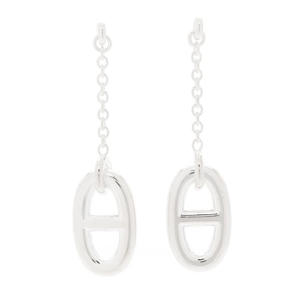 Hermes Sterling Silver Farandole Drop Earrings 1 of 4