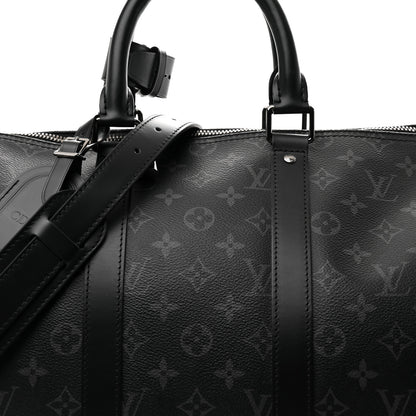 Louis Vuitton Monogram Eclipse Keepall Bandouliere 45 7 of 9