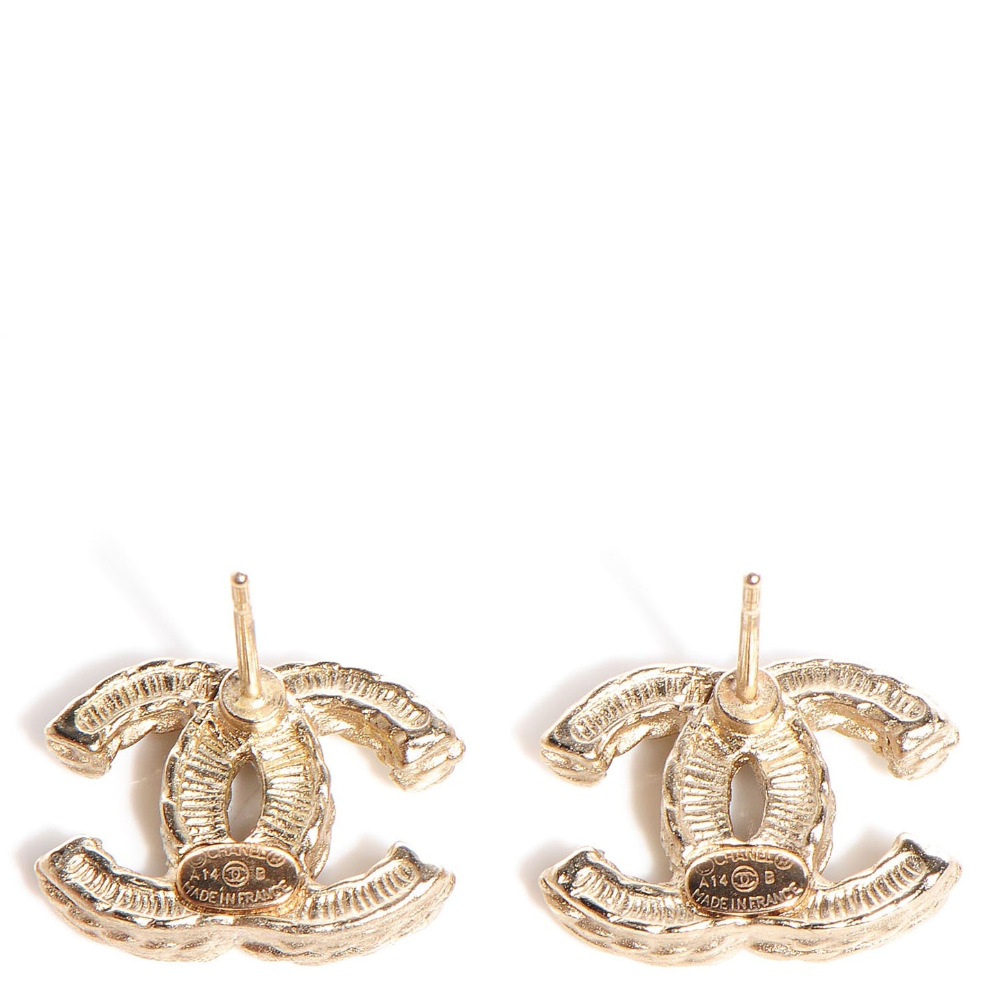 Pearl CC Earrings Light Gold