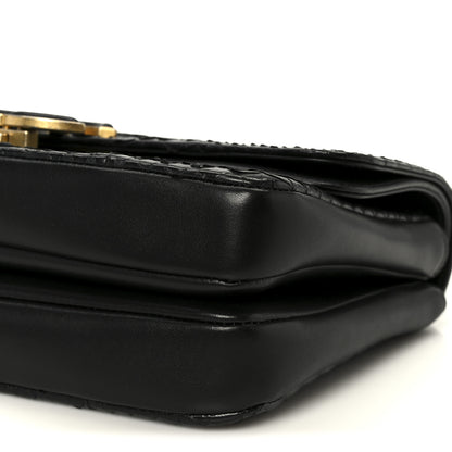 Chanel Snakeskin Large CC Chic Flap Black 11 of 11