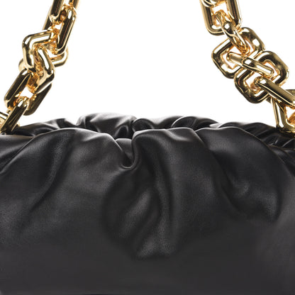 Bottega Veneta Calfskin The Pouch Chain Black 10 of 10