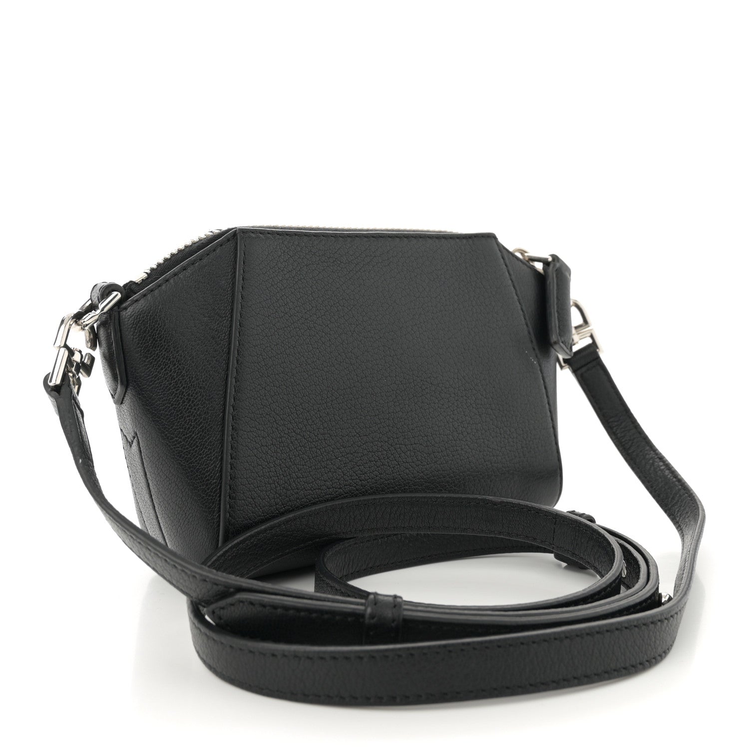 Givenchy Sugar Goatskin Nano Antigona Black 3 of 11