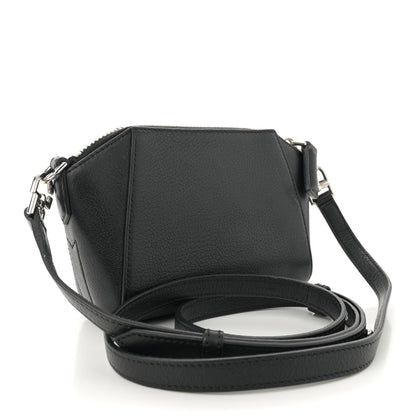 Givenchy Sugar Goatskin Nano Antigona Black 3 of 11