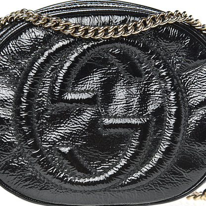 Gucci Patent Mini Soho Chain Bag Black 8 of 10