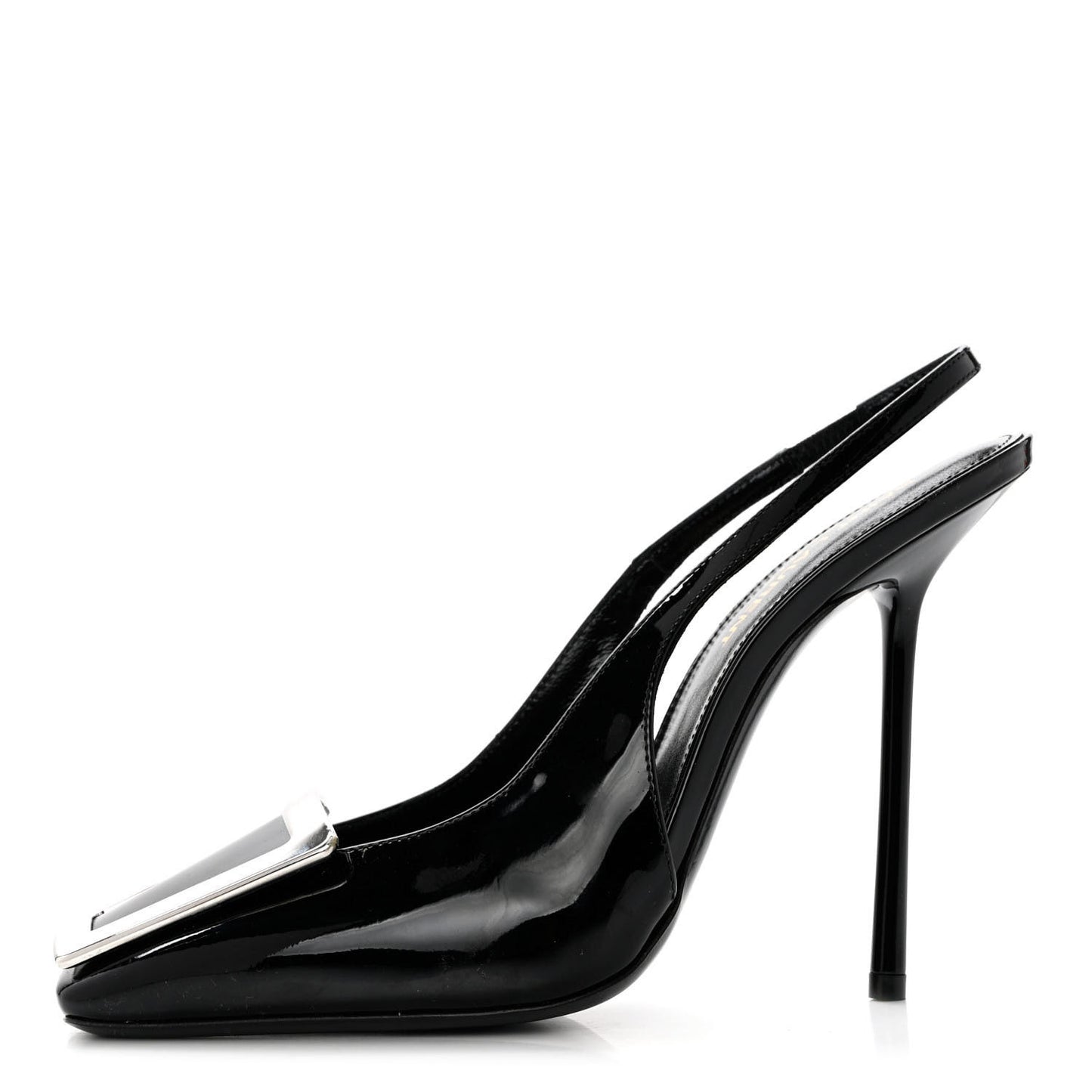 Patent Maxine 115mm Slingback Pumps 37.5 Black