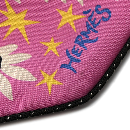Hermes Silk Sous Le Charme D Orphee Baguette Twilly Rose Bleu Black Rouge Blue Black 5 of 7