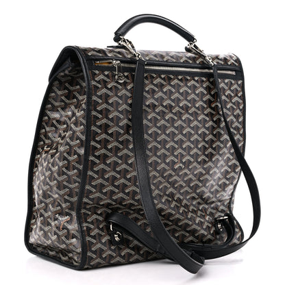 Goyard Goyardine Saint Leger Soft Briefcase Backpack Black 2 of 15