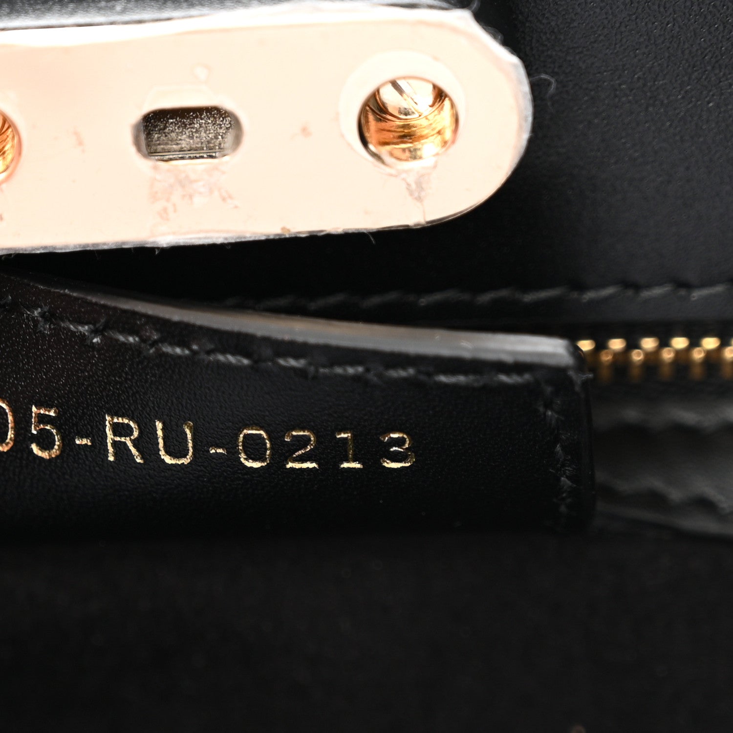 Christian Dior Calfskin Medium Key Shoulder Bag Black 7 of 14