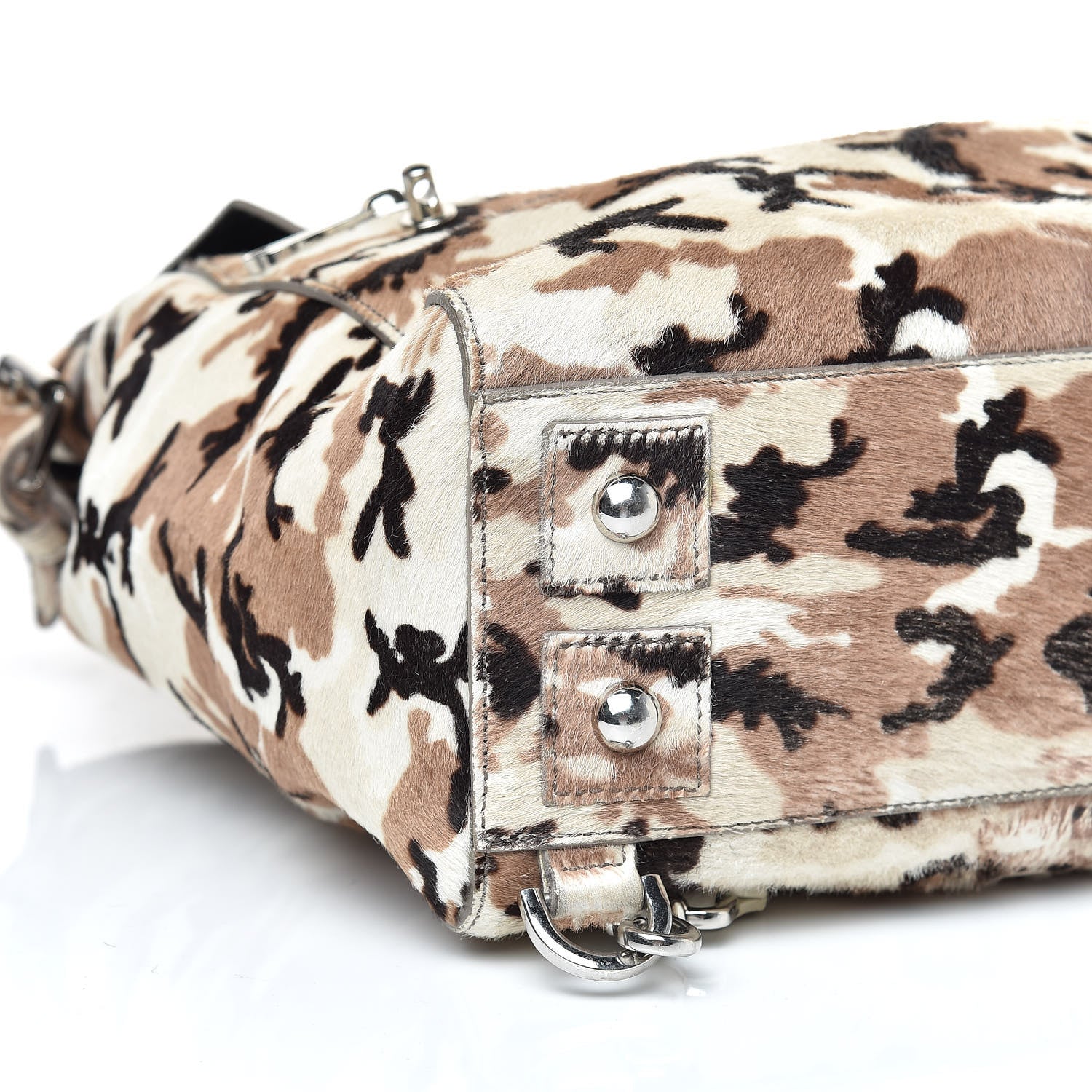 Mulberry Calf Hair Camo Cara Delevingne Mini Backpack Beige 9 of 13