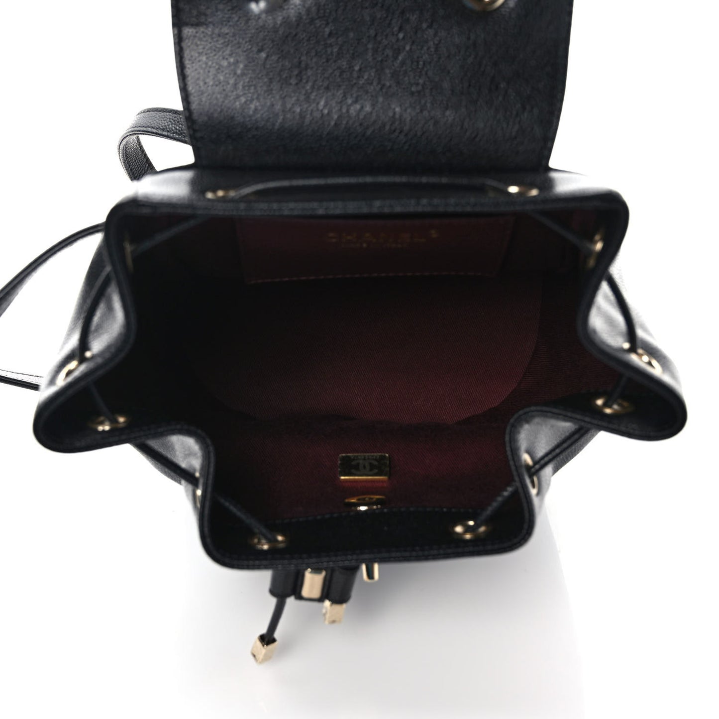 Caviar Quilted Mini Business Affinity Backpack Black