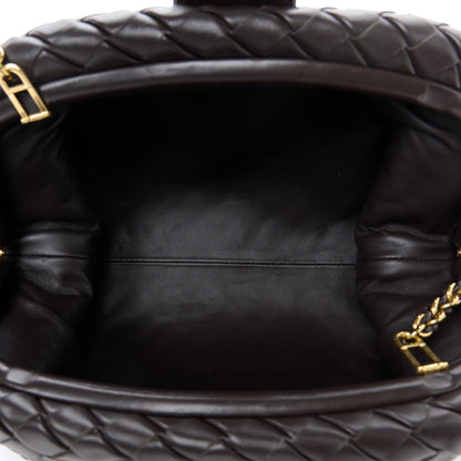 Bottega Veneta Nappa Intrecciato Teen The Lauren 1980 Clutch With Chain Fondant 5 of 10