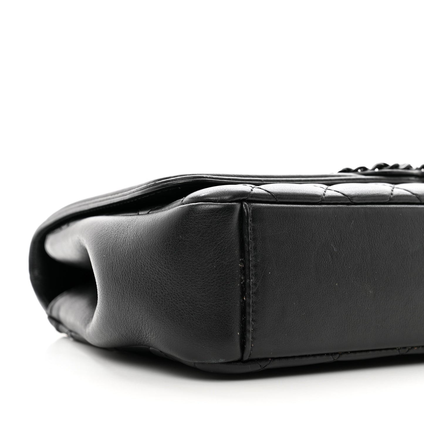 Lambskin Quilted Medium CC Filigree Flap Black