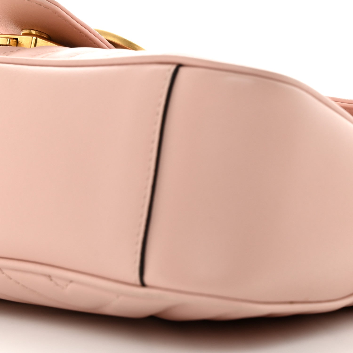 Gucci Calfskin Matelasse Small GG Marmont Shoulder Bag Perfect Pink 10 of 10