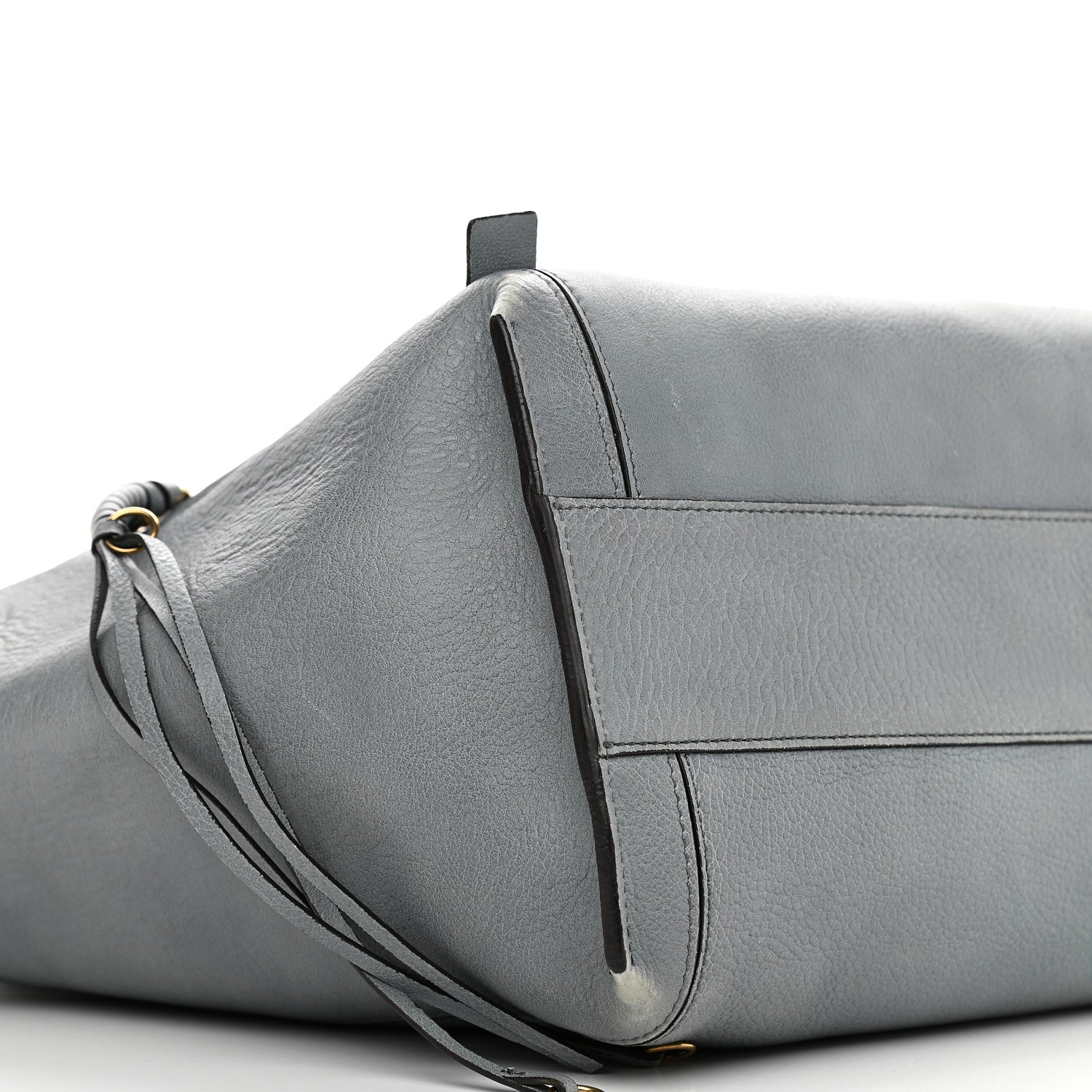 Chloe Smooth Calfskin Medium Milo Shopping Tote Cloudy Blue 7 of 12