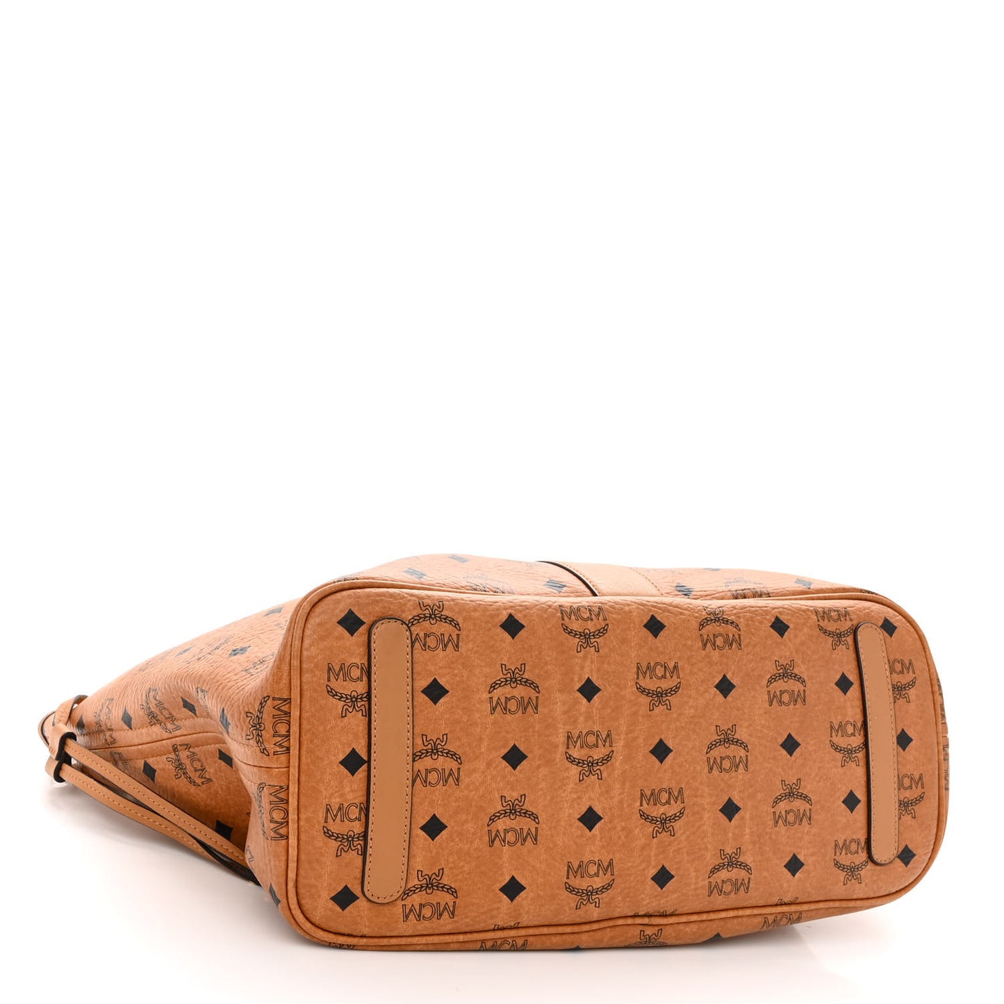 Visetos Medium Liz Reversible Shopper Tote Cognac