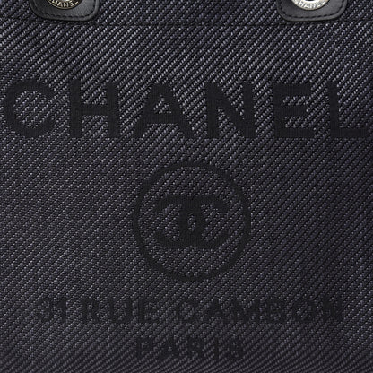 Chanel Mixed Fibers Calfskin Mini Deauville Tote Black 10 of 11