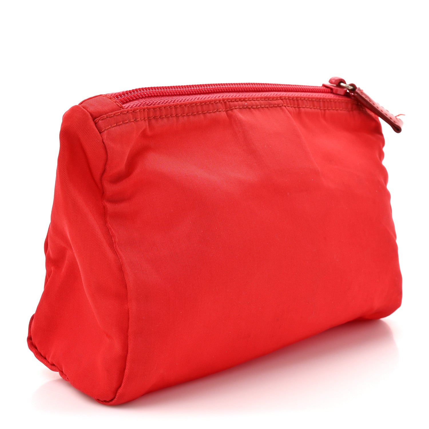 Prada Tessuto Nylon Vela Cosmetic Pouch Rosso 3 of 9