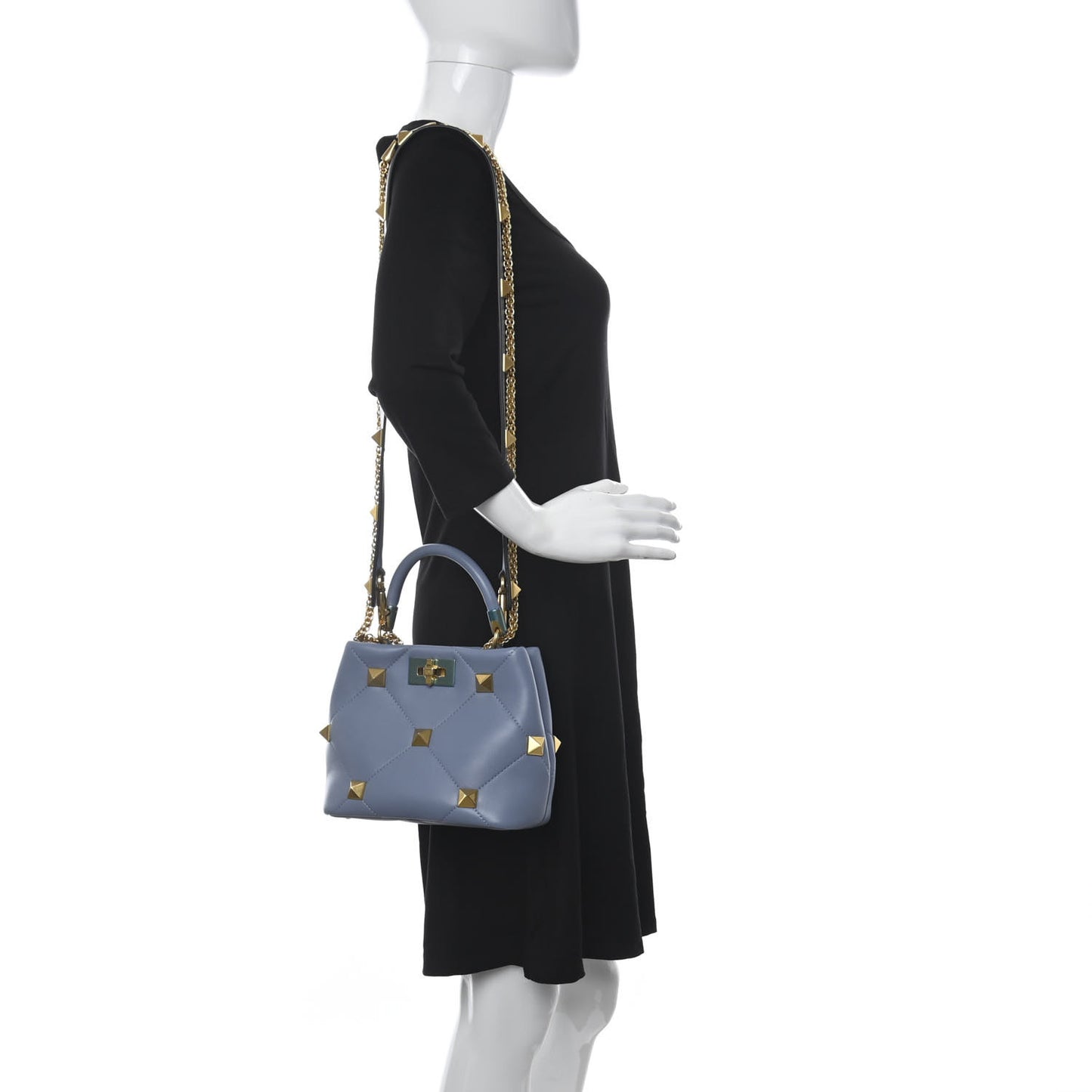 Nappa Small Roman Stud The Handle Bag Niagara