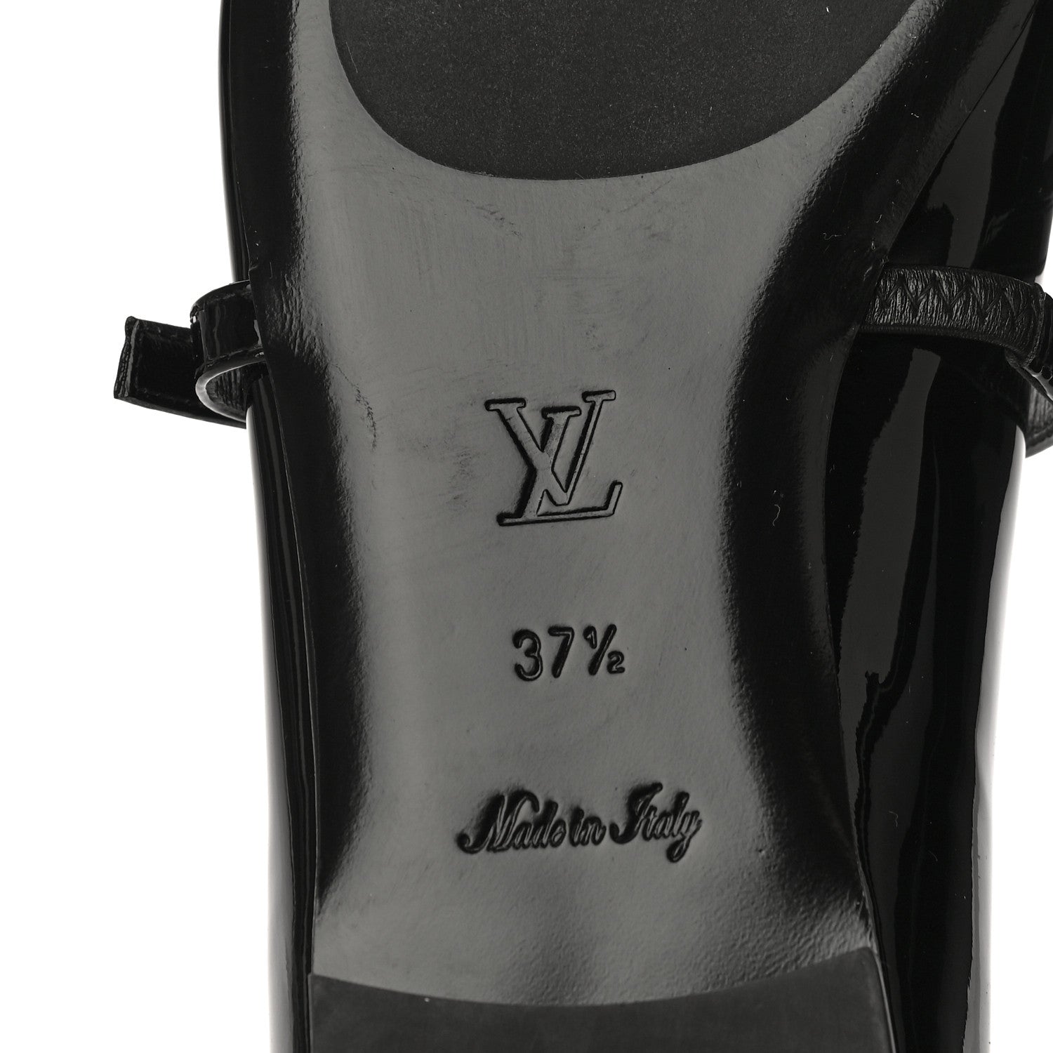 Louis Vuitton Patent Uniformes Ballet Flats 37.5 Black 8 of 8