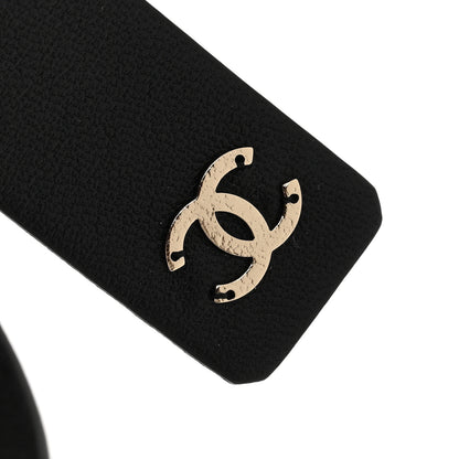 Chanel Lambskin Pearl CC Chain Belt XS Black 3 of 3