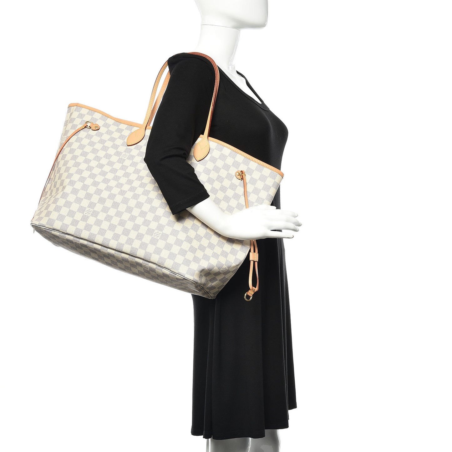 Damier Azur Neo Neverfull GM Rose Ballerine