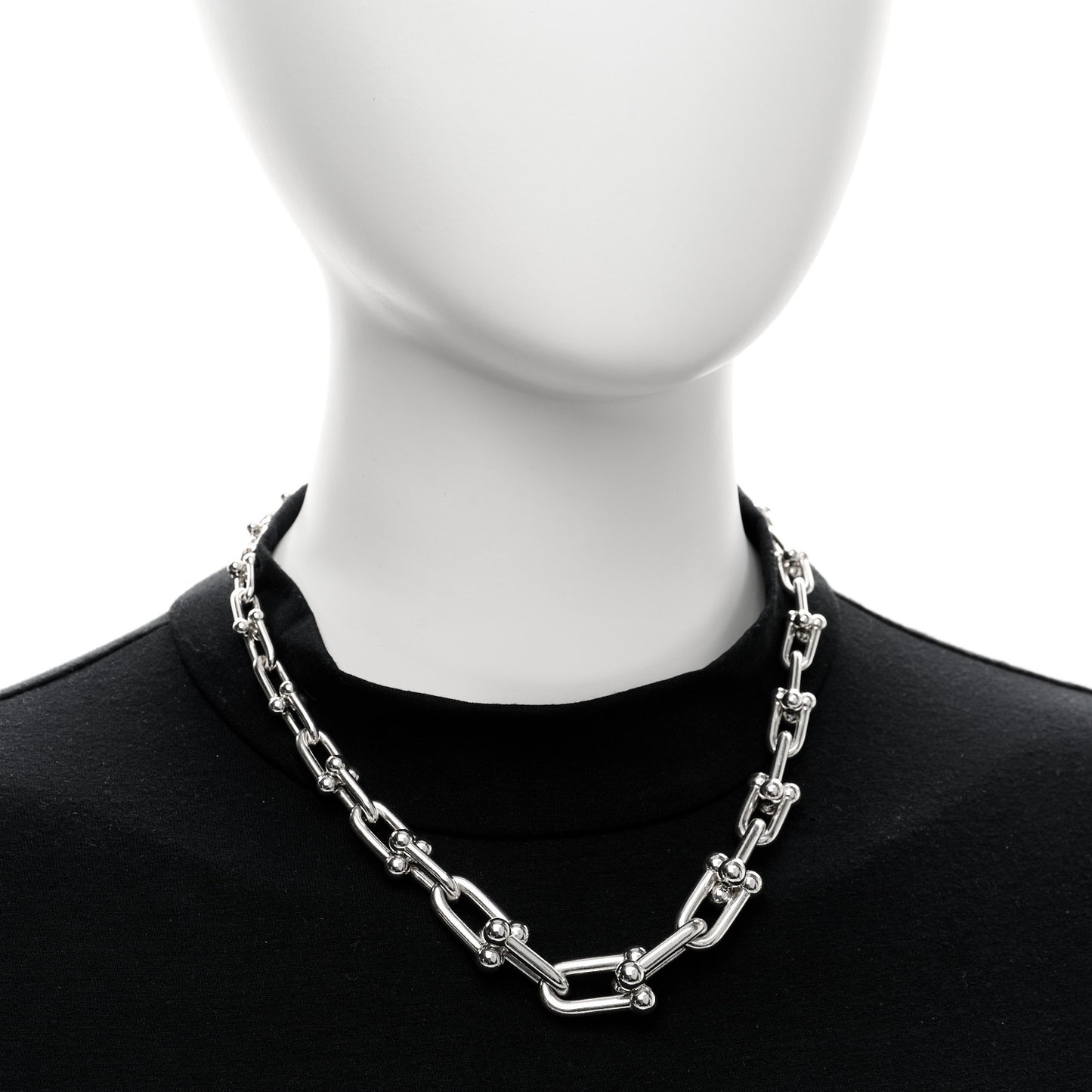 Sterling Silver HardWear Graduated Link Necklace