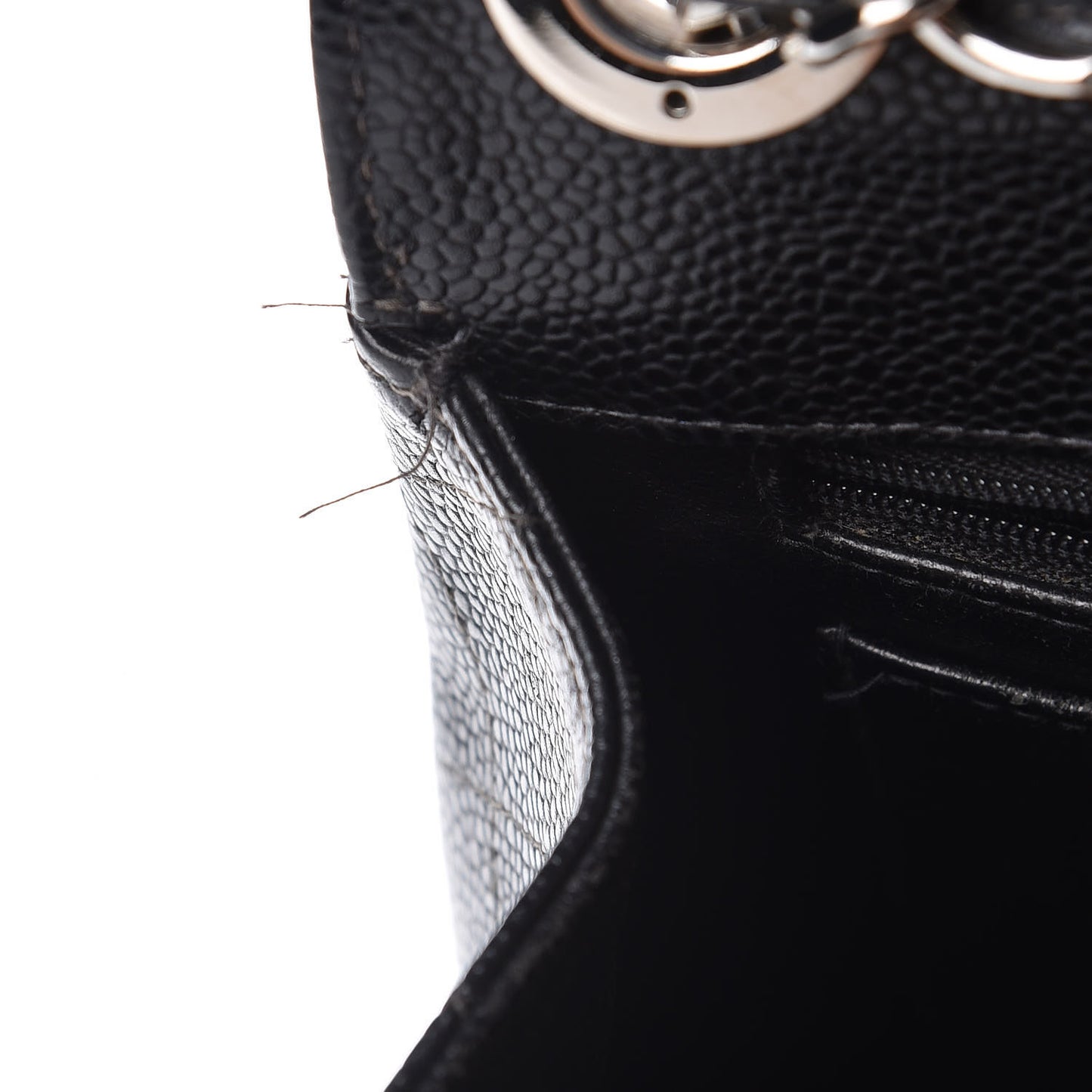 Caviar Quilted Jumbo Single Flap Black