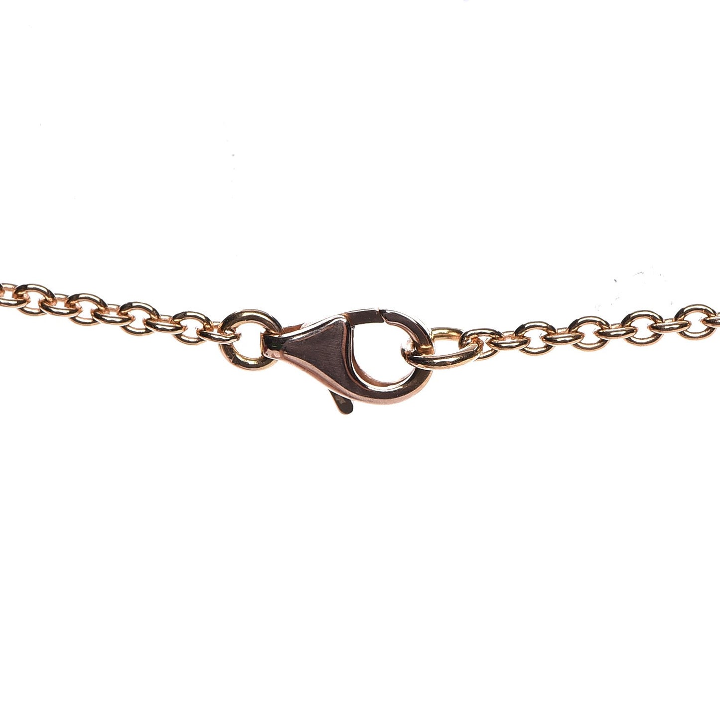 18K Pink Gold Interlocking LOVE Necklace