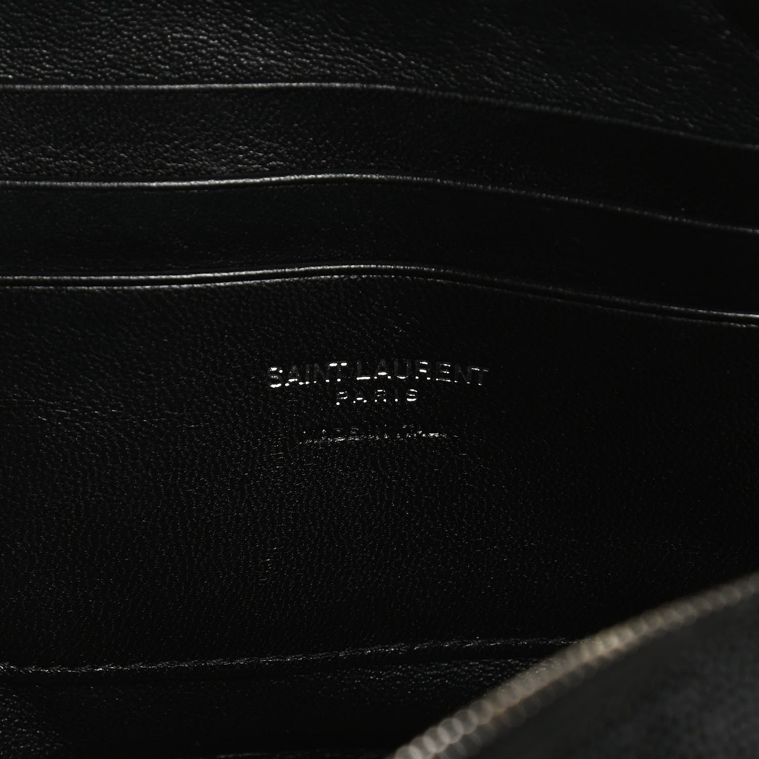 Saint Laurent Grain De Poudre Matelasse Monogram Mini Lou Camera Bag Black 5 of 10