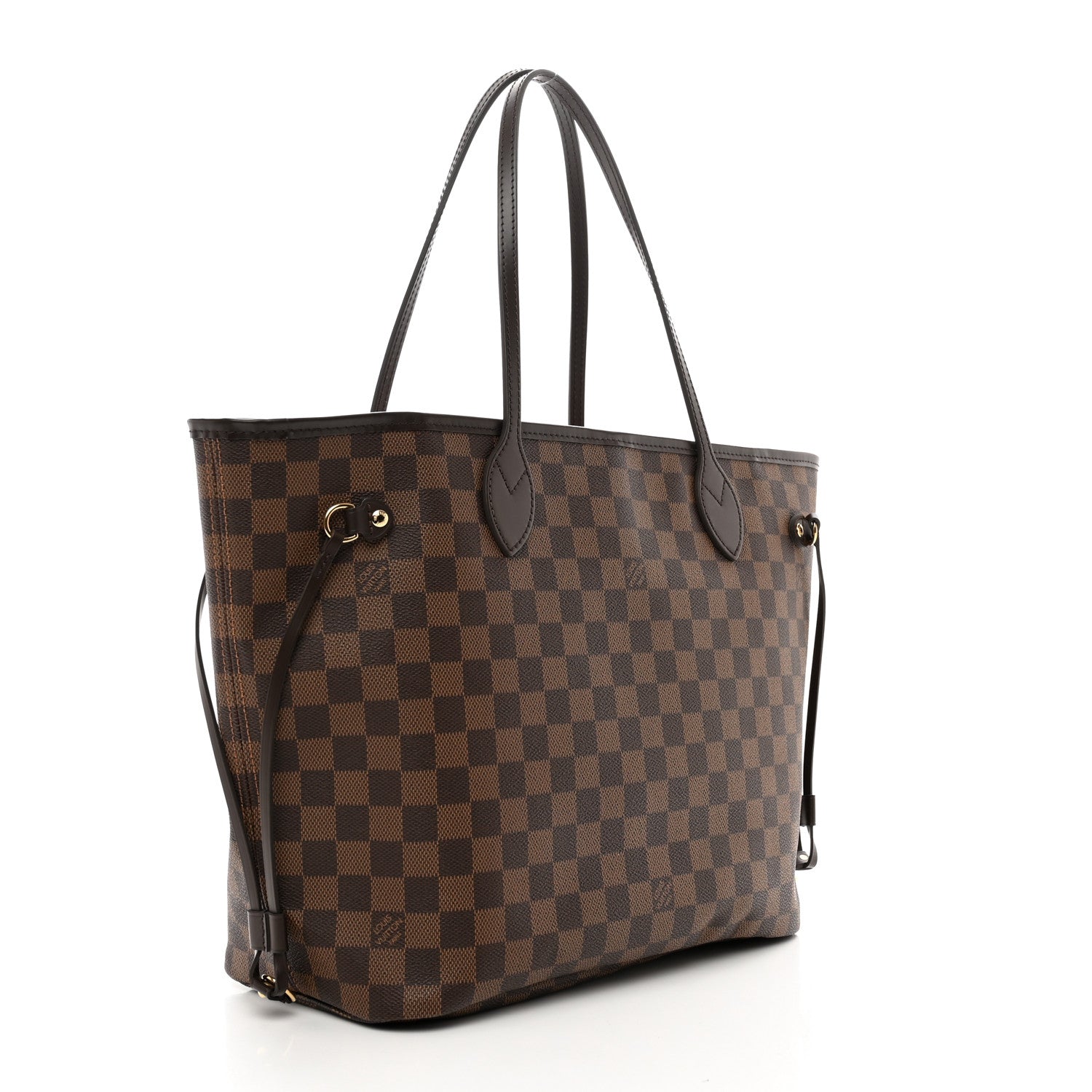 Louis Vuitton Damier Ebene Neo Neverfull MM Rose Ballerine 3 of 10