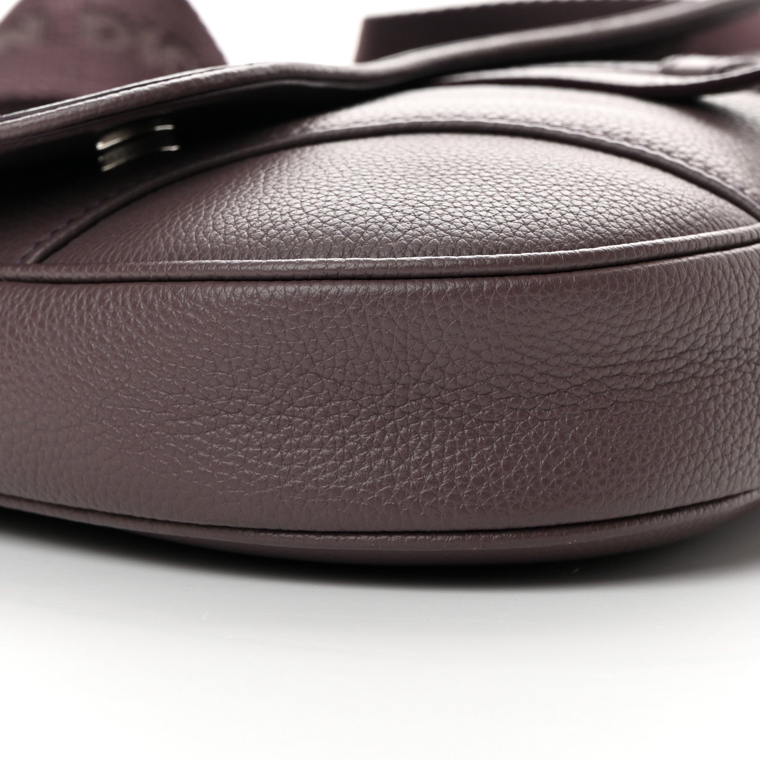 Christian Dior Grained Calfskin Kim Jones Saddle Bag Amaranth 9 of 12