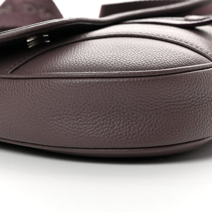 Christian Dior Grained Calfskin Kim Jones Saddle Bag Amaranth 9 of 12