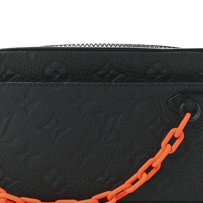 Louis Vuitton Taurillon Monogram Uniformes Solar Ray Soft Pochette Volga Belt Bag Black 7 of 10