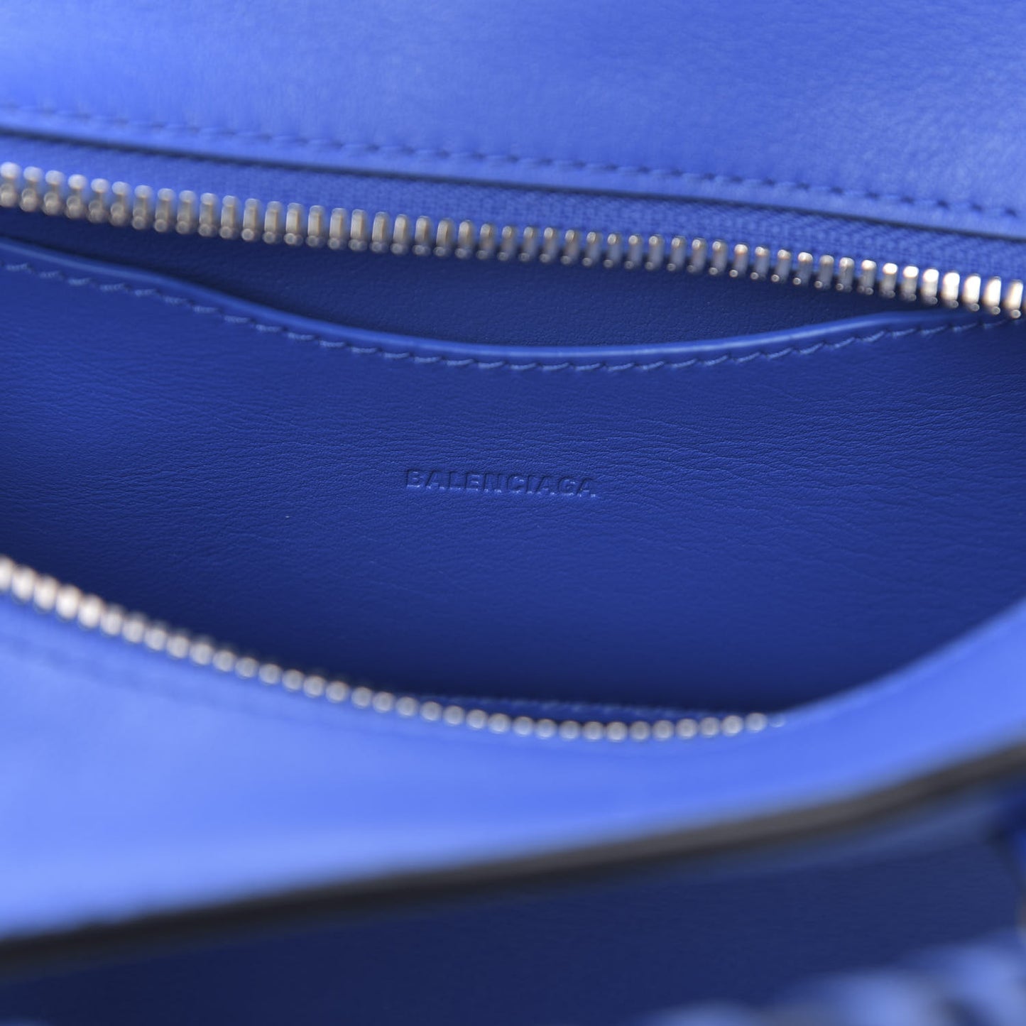 Calfskin Neo Classic Silver Hardware S City Bleu