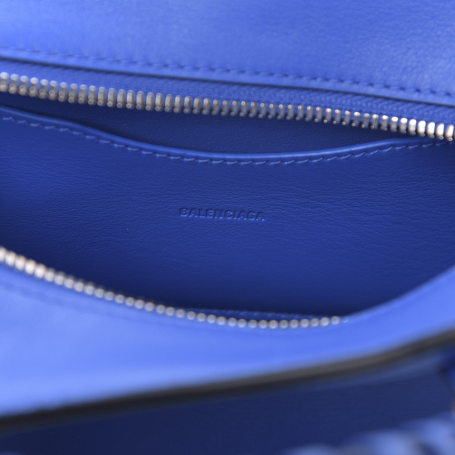 Balenciaga Calfskin Neo Classic Silver Hardware S City Bleu 8 of 9