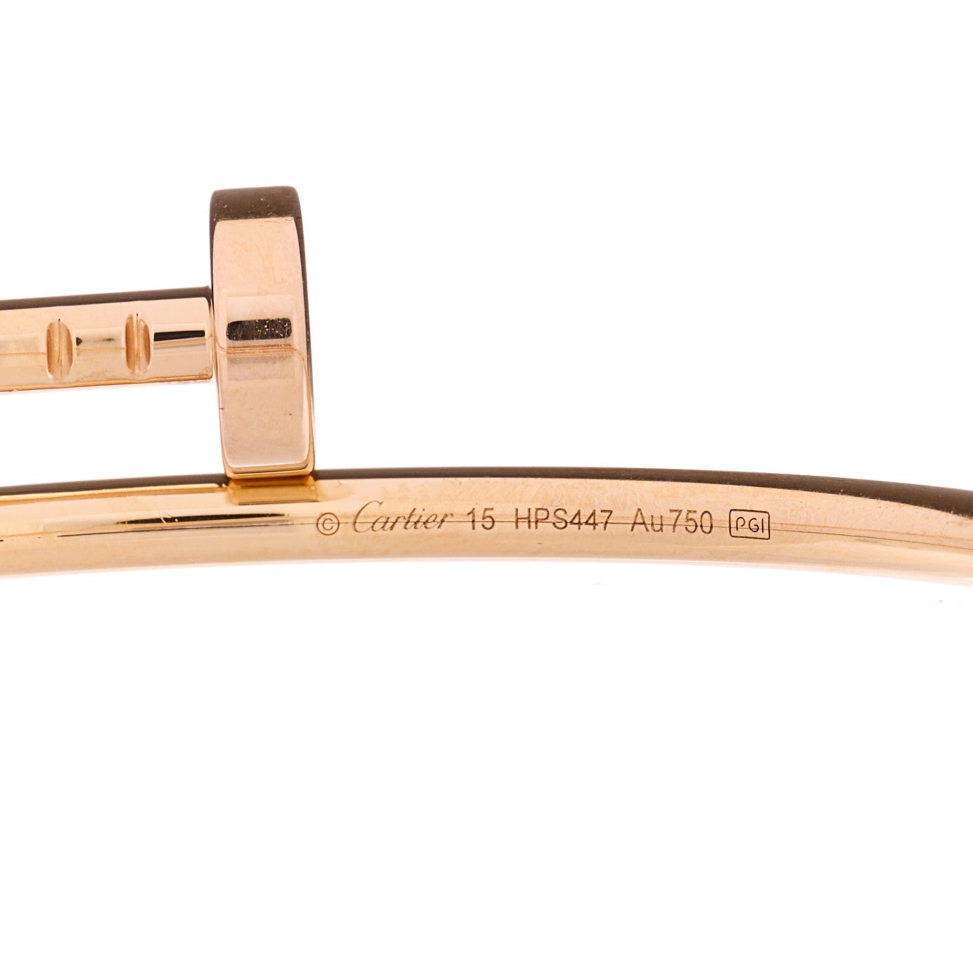 18K Pink Gold Small Juste Un Clou Bracelet 15