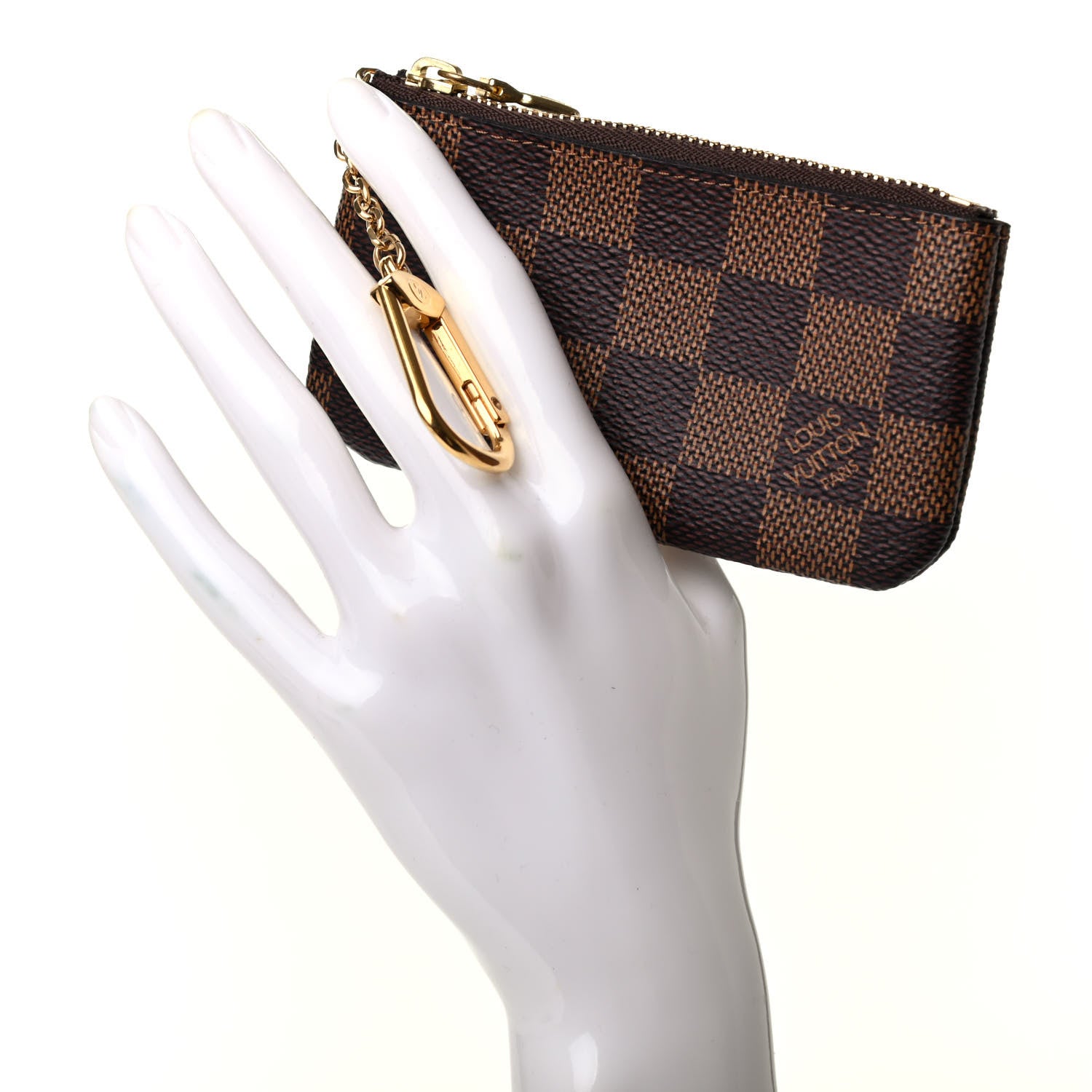 Louis Vuitton Damier Ebene Key Pouch 2 of 7