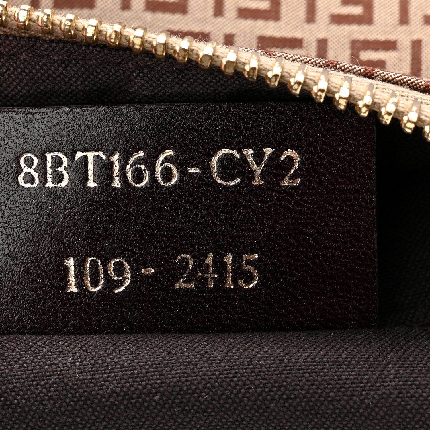 Fendi Zucchino Crossbody Tobacco 7 of 10