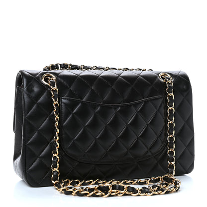 Chanel Lambskin Quilted Medium Double Flap Black 2 of 8